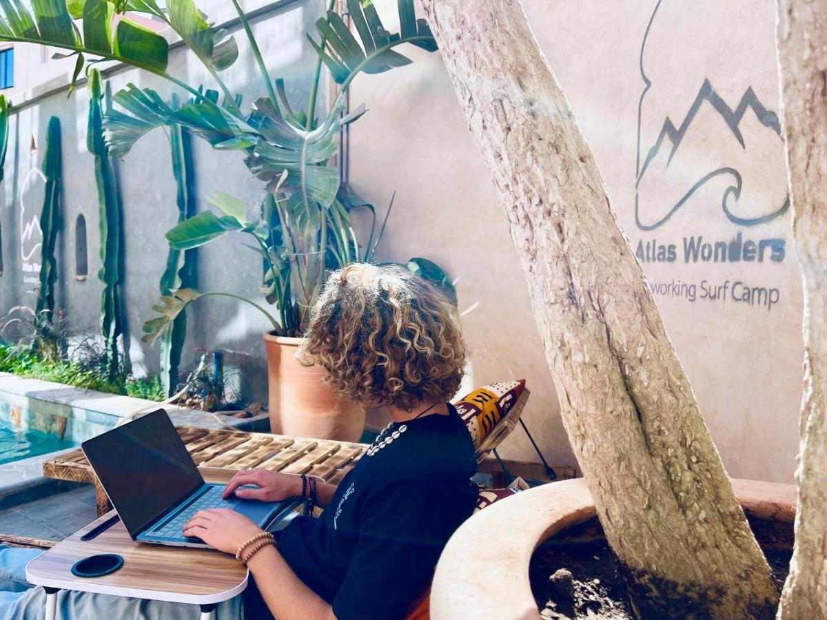 Atlas Wonders Coworking Surf Camp Taghazout Exterior photo